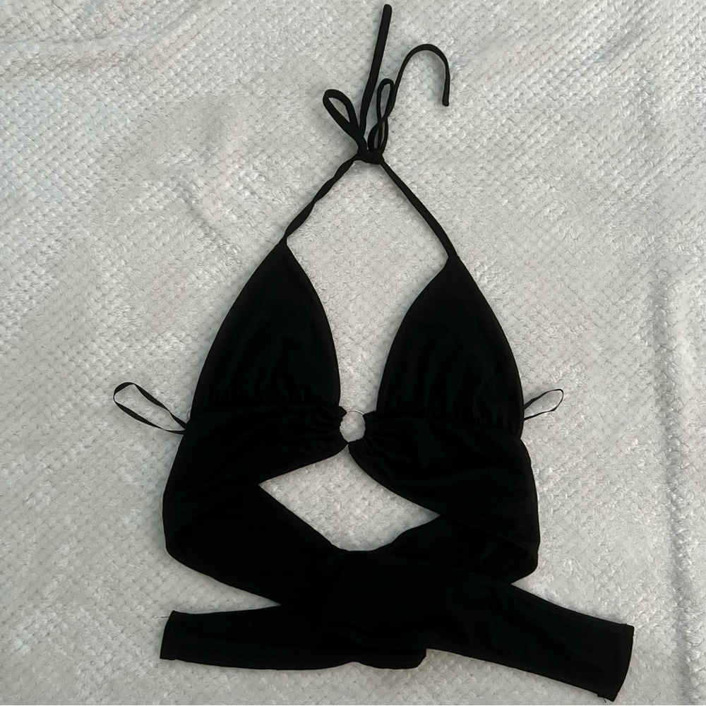 Black Halter top